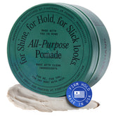 Firsthand Supply pomade bottle with label for everyday styling and easy restyling.