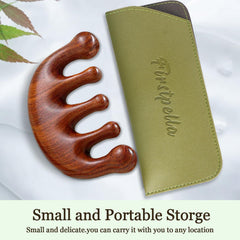 FIRSTPELLA scalp massage comb with smooth surface for relaxation