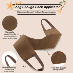 FIRSTPELLA self-tanner brush foundation brush spreads product evenly on face and neck.