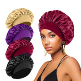 FIRSTPELLA silk bonnet color options display for versatile styling.