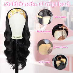 Firstwon lace wig cap helps fit wigs during training sessions