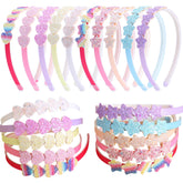 Fishdown diadema con arcoíris brillante para uso diario y fiestas.