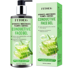FITOEG gel conductor para rostro, botella grande, ideal para sesión de microcorrientes