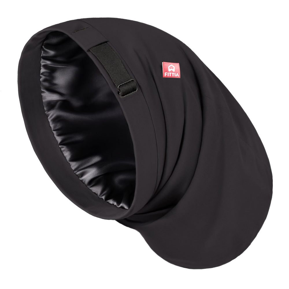 Gorro satin Fittia grande para dreadlocks, protege peinado nocturno.