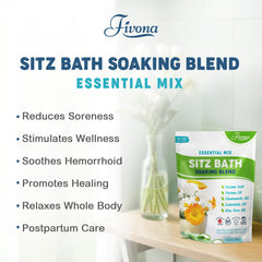 FIVONA Sal de Baño para Asiento, aceites esenciales para relajación suave