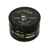 Fix Your Lid Forming Cream bottle closeup, showcasing compact, travel-friendly styling.