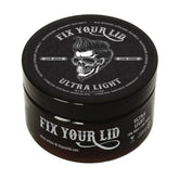 Pomada Fix Your Lid, bote, acabado natural y fácil de lavar