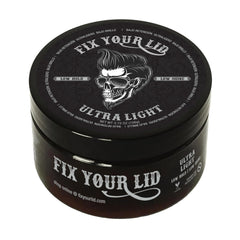 Pomada Fix Your Lid, bote, acabado natural y fácil de lavar
