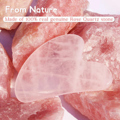 Flagest spa acupuncture-inspired rose quartz tool to support blood circulation