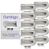 Flamingo original razor refills ready for a close shave.