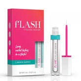 FLASHSERUM bottle close-up for daily lash care