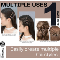 FlaSloth small clips close-up highlighting versatile mini-styling options.