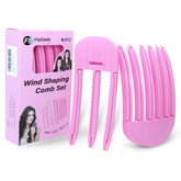 FlaSloth 3-teeth wind shaping clip lifts roots for voluminous bangs.