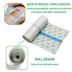 Flatoedu tattoo aftercare bandage roll 6in2yd unrolled for exact sizing