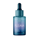 Fleava Hair Regrowth Serum bottle on a clean surface signals scalp health.
