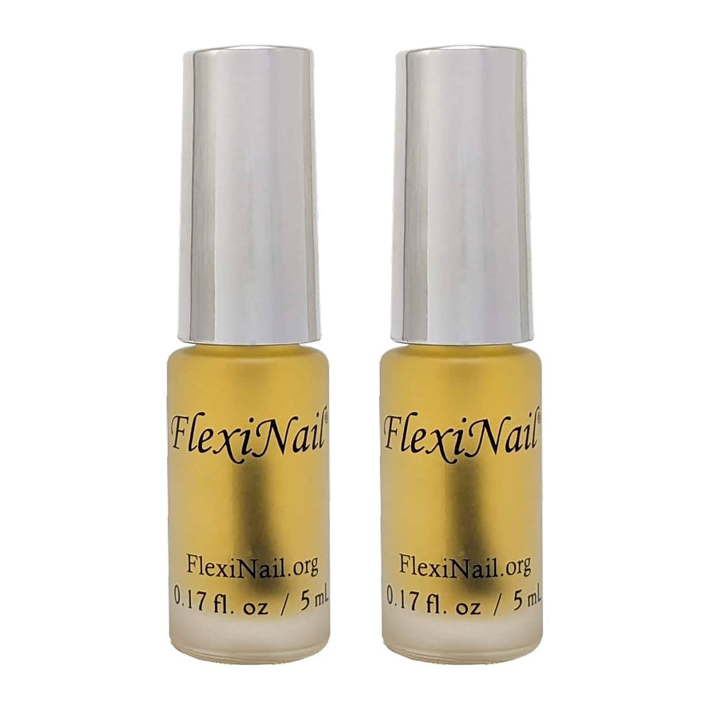 FlexiNail penetrating conditioner bottle for quick daily nail treatment.
