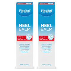 Flexitol bálsamo para talones con enfoque 25-urea en paquete doble para piel áspera.