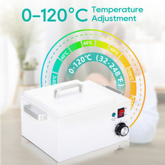 Flngr wax warmer with adjustable 20–120°C temperature control for customizable heat