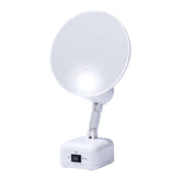 Floxite FL-615-2 15x magnifying mirror close-up face details with bright LED light