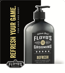 Floyd's 99 Refresh Acondicionador – etiqueta frontal destacando protección de color y desenredo