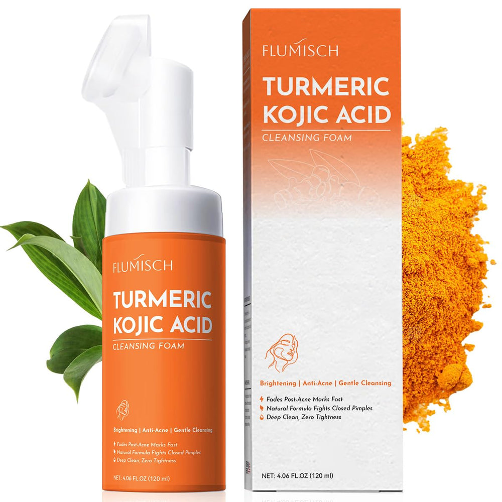 FluMisch: botella con espuma suave para limpieza facial diaria.