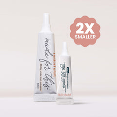 FlutterHabit Made for This adhesive in clear bottle delivers natural lash wear.