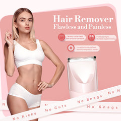 Flyant Trimmer with LED light, aiding visible precision during shave.