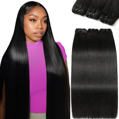 FMIDKOU 12A Brazilian hair bundles 20-inch straight for seamless sew-in