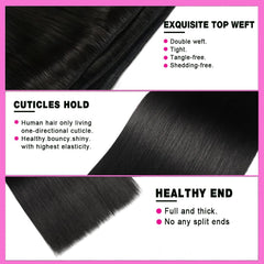 FMIDKOU 12A Brazilian hair bundles 22-inch straight for natural length