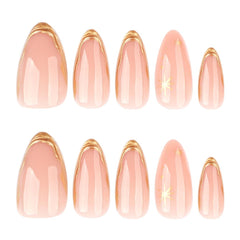 Foccna set de uñas con acabado brillante y borde suave.