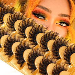 Focipeysa fluffy mink lashes 18mm for dramatic, natural volume.