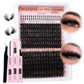 Focipeysa lash extension kit full volume for at-home glam looks.