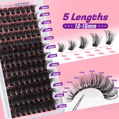 Focipeysa lightweight cluster lashes designed for all day wear
