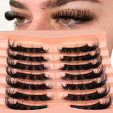 Focipeysa mink lashes wispy closeup for natural daily wear.