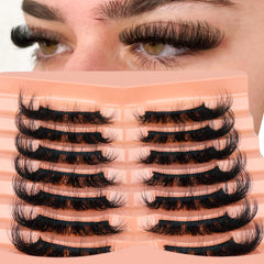 Focipeysa mink lashes wispy closeup for natural daily wear.