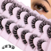 Focipeysa natural cluster lashes with 3D depth for everyday enhancement