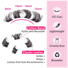 Focipeysa wispy look lashes to brighten and open the eyes