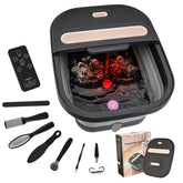 FOFOJÔY collapsible foot spa bath with massager for easy home relaxation