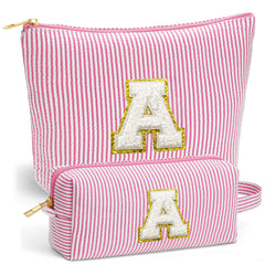 Fohufo large travel makeup bag keeps cosmetics organized on trips