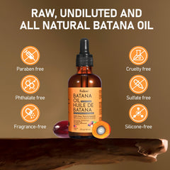 Close-up of FOIKOO Batana Oil texture for deep nourishment.