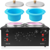 Folconroad portable wax warmer with double pots for efficient at-home waxing