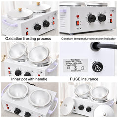folconroad wax warmer featuring aluminum shell for durability