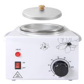 Folconroad wax warmer front view, compact home device for convenient waxing.