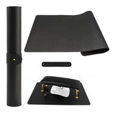 Foldable Nail Art Table Mat with waterproof surface for spill-free manicures.