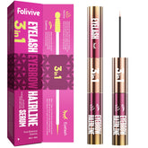 Folivive 3-en-1 para pestañas, crecimiento natural y definición.