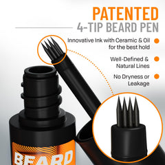 Follicle Booster beard pen pencil tip for precise, seamless filling.