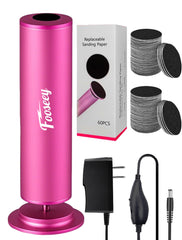 Fooseey electric foot file tool front view for professional pedicure prep