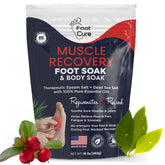 Foot Cure: baño de pies con sales de Epsom para suavizar piel y relajar.