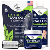 FOOT CURE Exfoliator Pedicure Set packaging for at-home foot care
