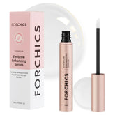 ForChics Eyebrow Growth Serum bottle close-up for fuller brows.